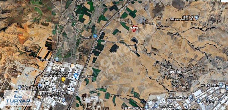 SİNCAN TÜRKOBASI ORGANİZE SANAYİ YAKINI 3.400 m2 SATILIK TARLA