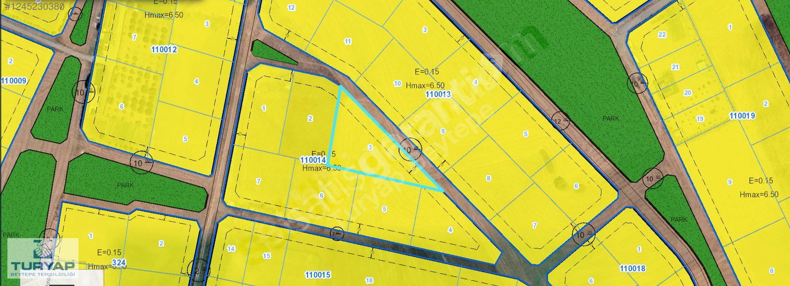 TURYAP GÜVENCESİYLE KIZILCAŞARDA SATILIK VİLLA ARSASI