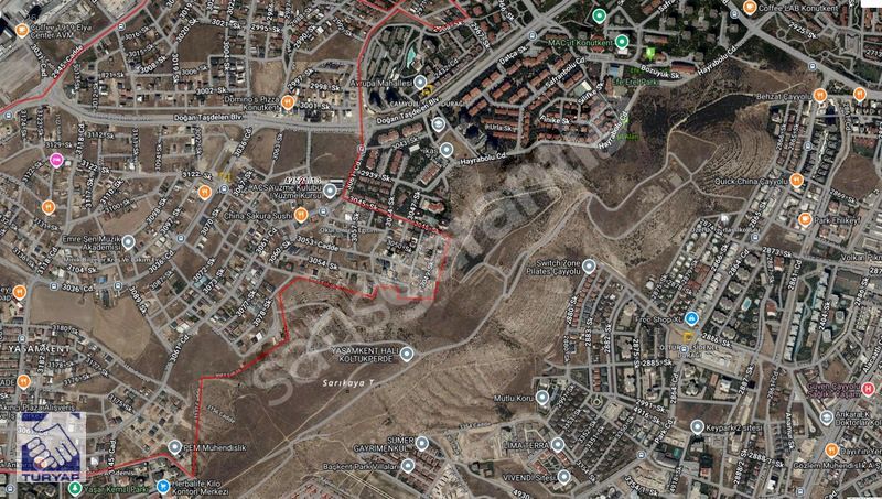 Yaşamkentte 239 M2 Satılık Muhteşem Konumda 1+1 Yapımına Uygun