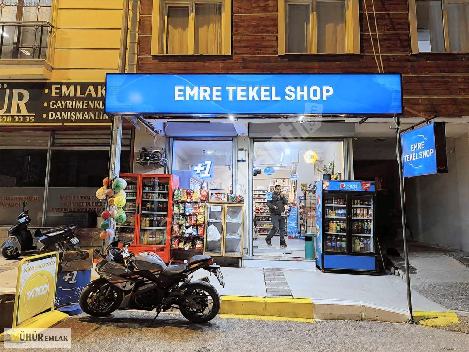 MÜHÜR EMLAK,TaN devren TEKEL MARKET