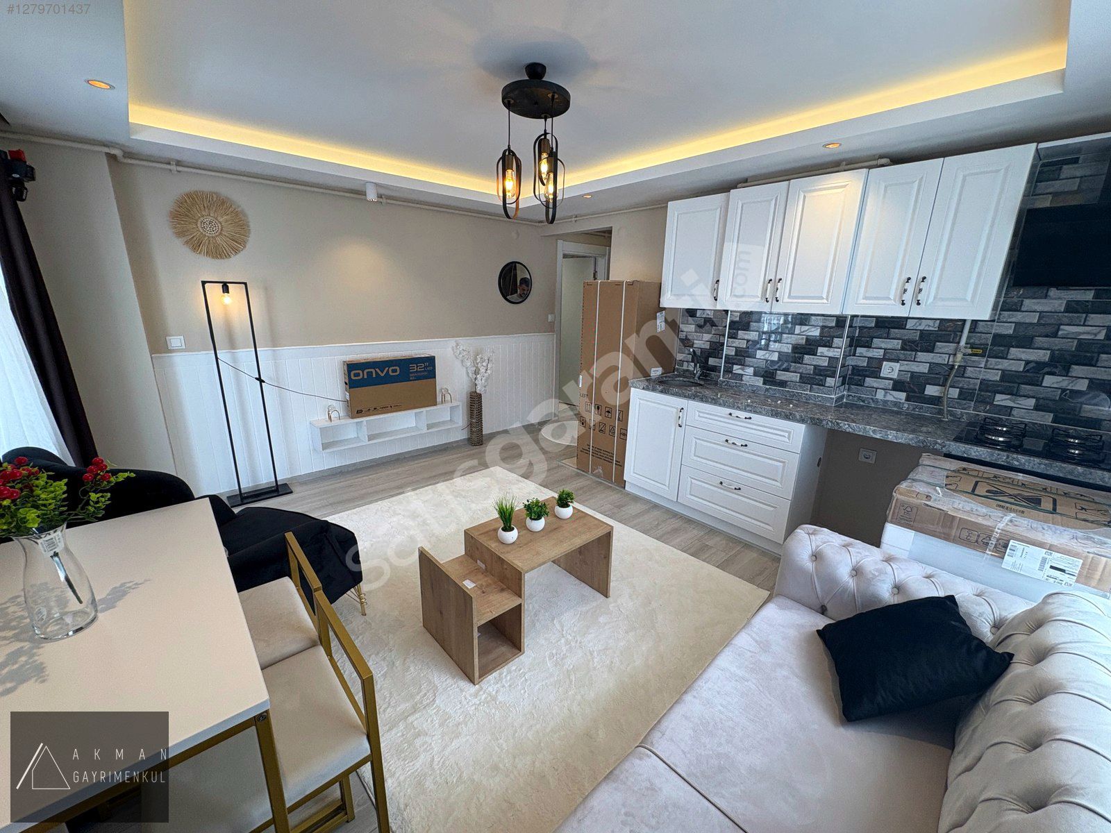 AKMAN/19 MAYIS BULV.1 SOKAK/FULL SIFIR EŞYALI/1+1 DAİRE