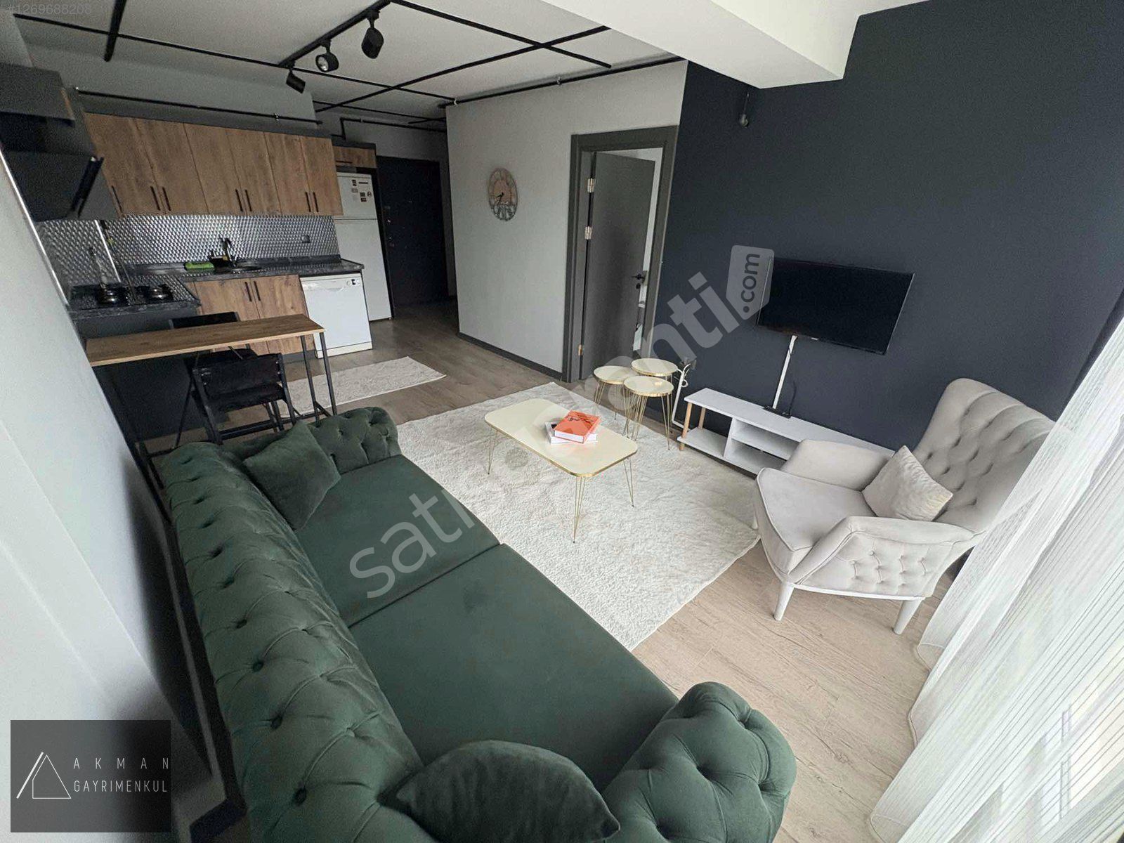 AKMAN'dan/TRAMVAYA 400M/DEPOZİTOSUZ/LÜKS/FULL EŞYALI/1+1 DAİRE