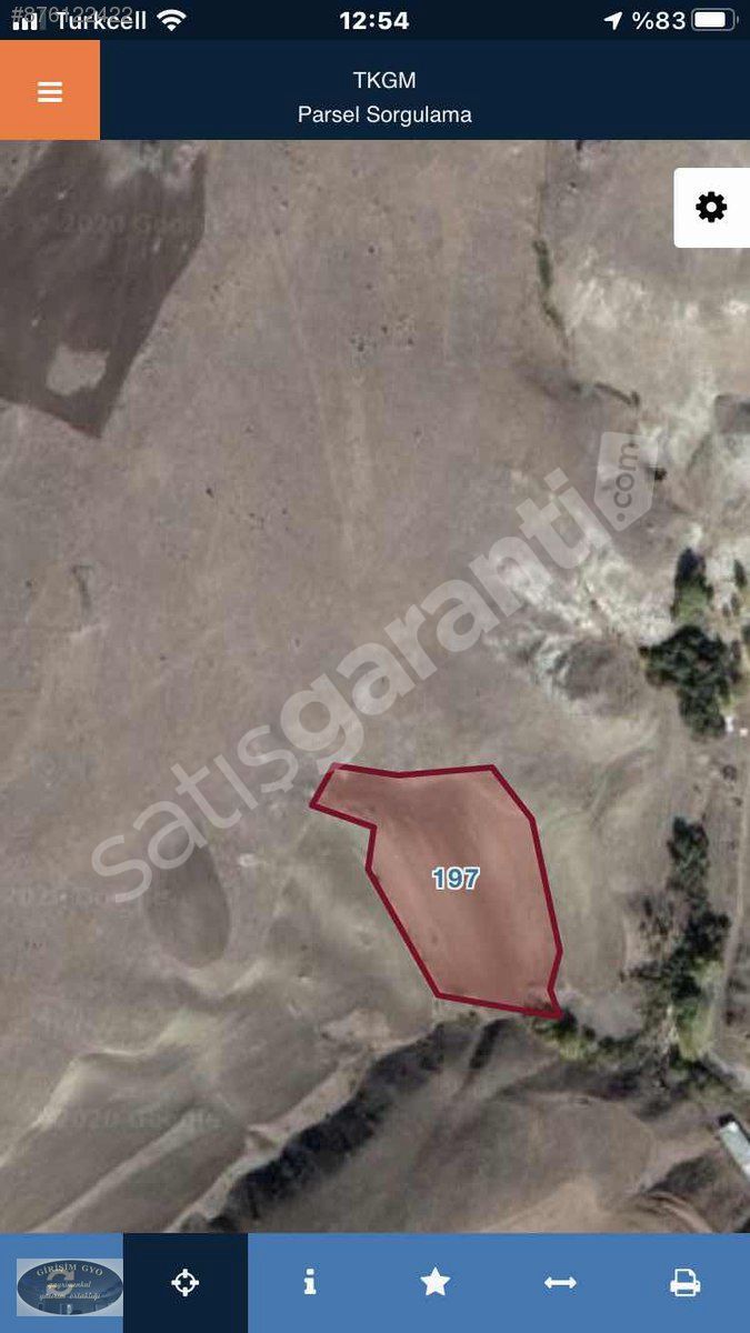 ANKARA MAMAK ORTAKÖY 2900 m2 197 PARSELDE YATIRIMLIK TARLA