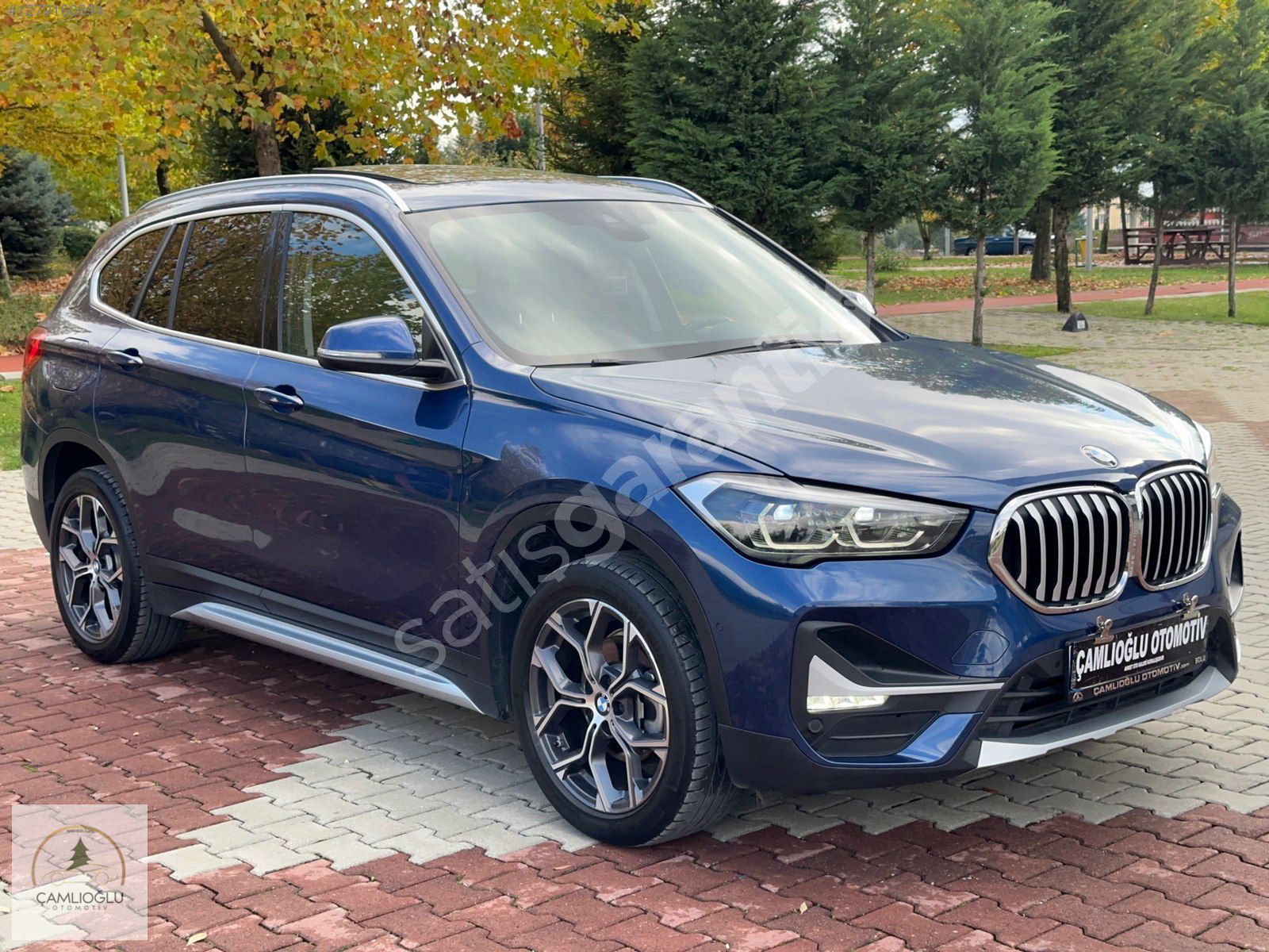 2022 BMW X1-HATASIZ-1 BOYA-BAYİ-CAM TAVAN-DÜŞÜK KM-18 AY TAKSİT-