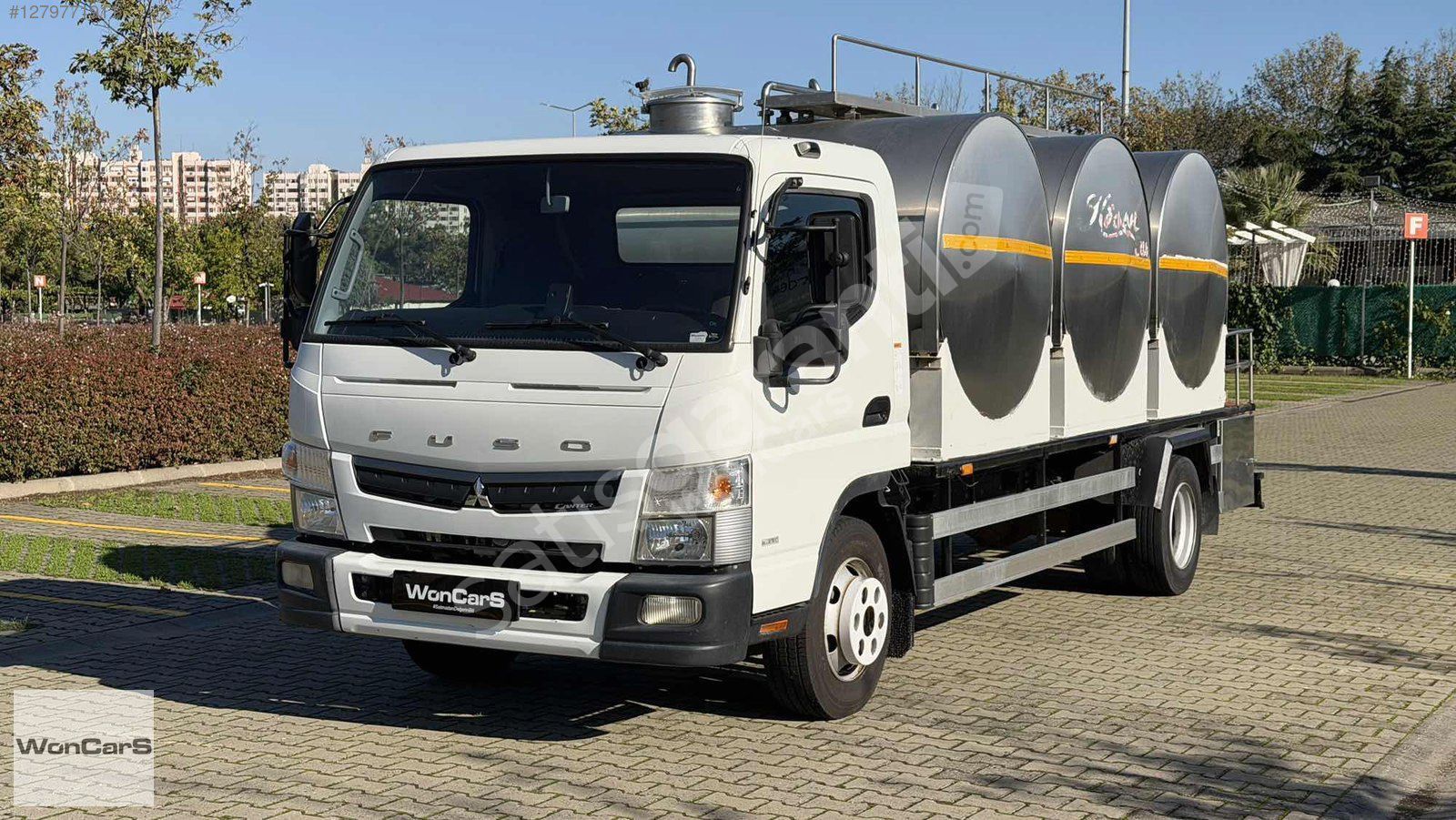 SÜT TANKERİ BOYASIZ 2018 CANTER 9BL MANUEL ŞERİTTAKİP-START STOP