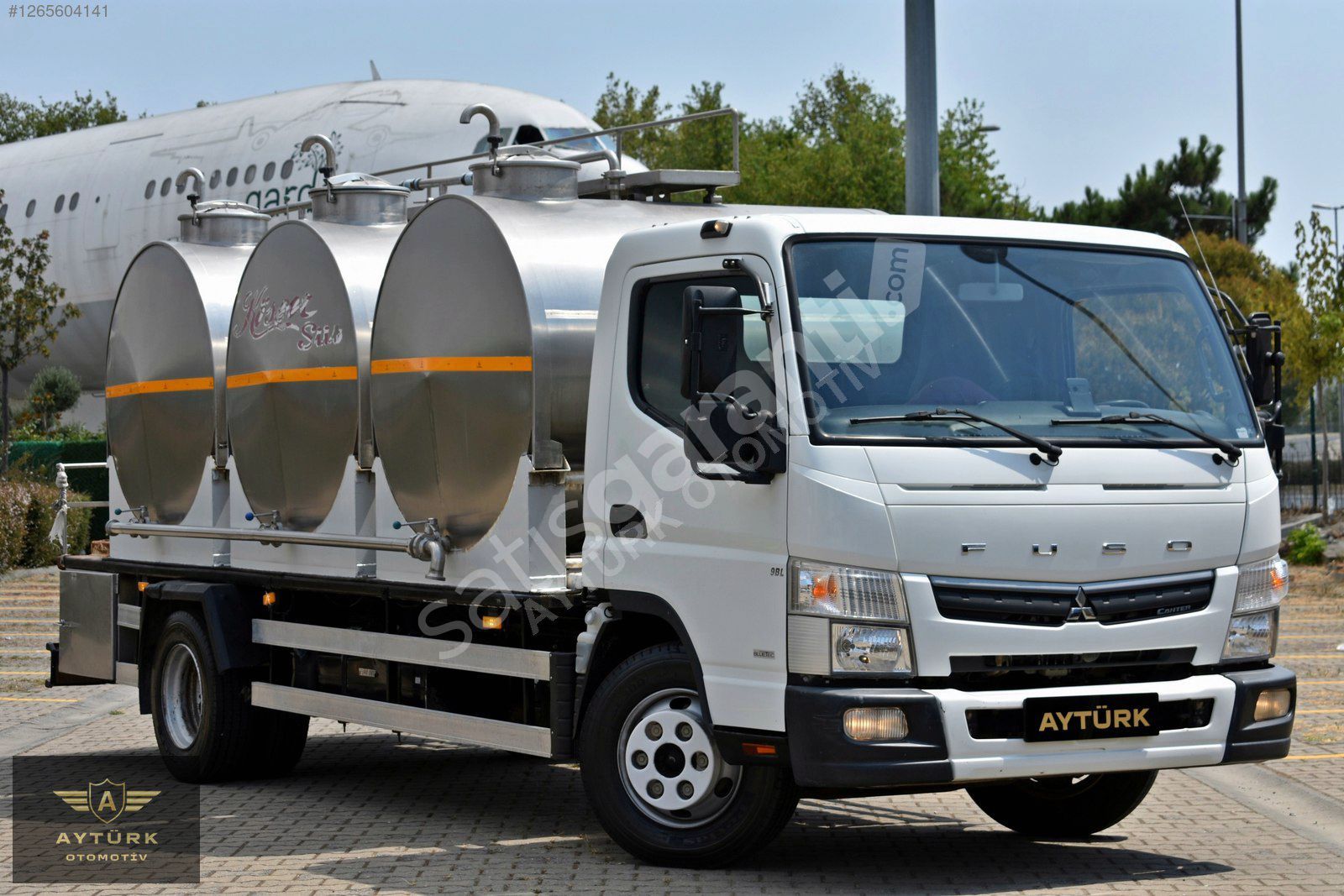 SÜT TANKERİ BOYASIZ 2018 CANTER 9BL MANUEL ŞERİTTAKİP-START STOP