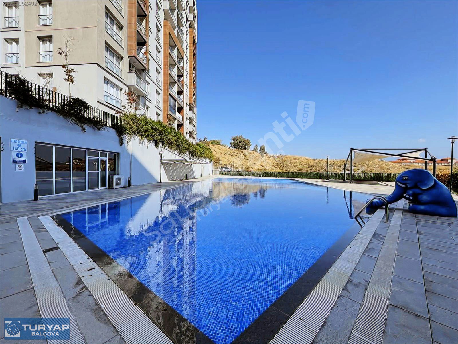 YENİTEPE SİTESİNDE HAVUZLU VE GÜVENLİKLİ 2+1 KİRALIK DAİRE