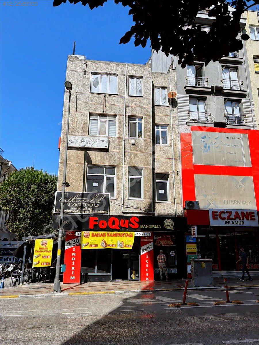 TURYAP BANDIRMA'DAN ÇARŞI MERKEZDE KİRALIK 3+1 OFİS