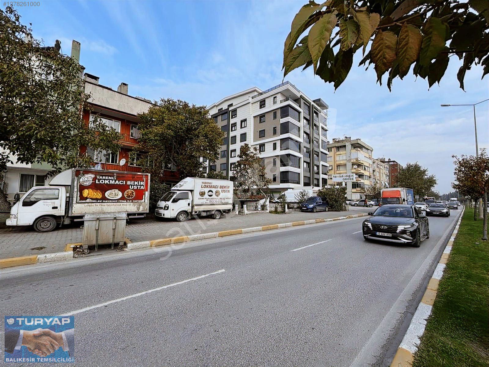 TURYAP'TAN KASAPLAR MAH.YENİ İZMİR YOLUNA CEPHELİ SATILIK BİNA