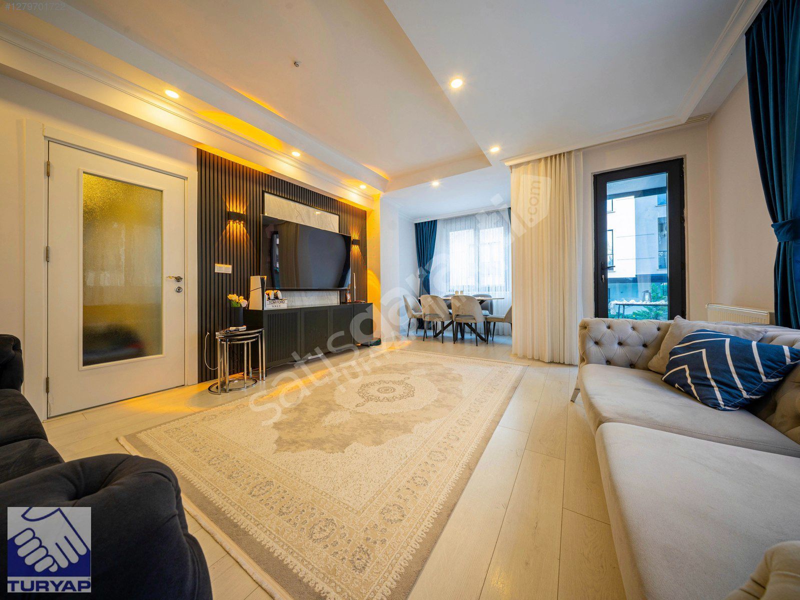 Turyap'tan, Yeni Binada, 2+1, 90m2, Giysi Odalı, K.Otoparklı