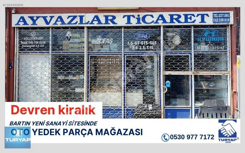 DEVREN KİRALIK OTO YEDEK PARÇA DÜKKANI