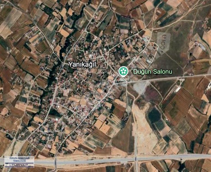 KAPAKLI YANIKAĞIL 19 700 M2 TEK TAPU TREN YOLUN'DA SATILIK TARLA