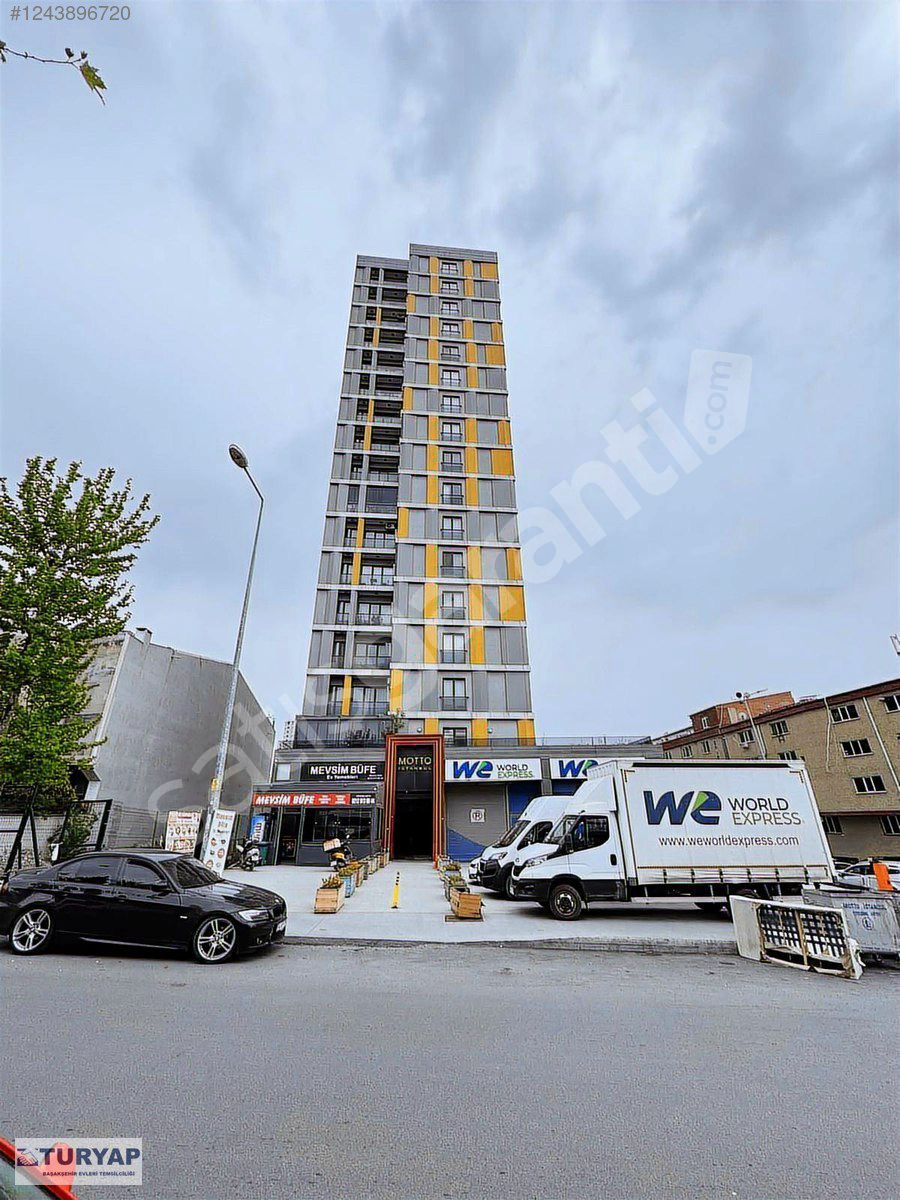 TURYAP TAN MOTTO İSTANBUL EVLERİNDE SATILIK BOŞ 1+1 DAİRE