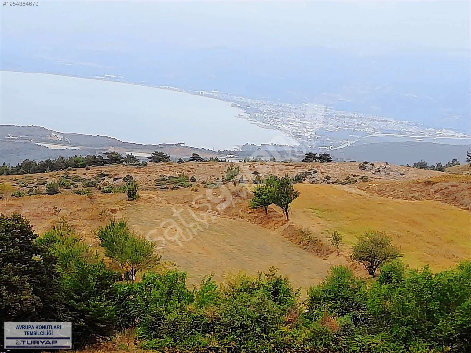 TURYAP'TAN İZNİK DERBENT'TE PANAROMİK GÖL MANZARA TEK TAPU TARLA