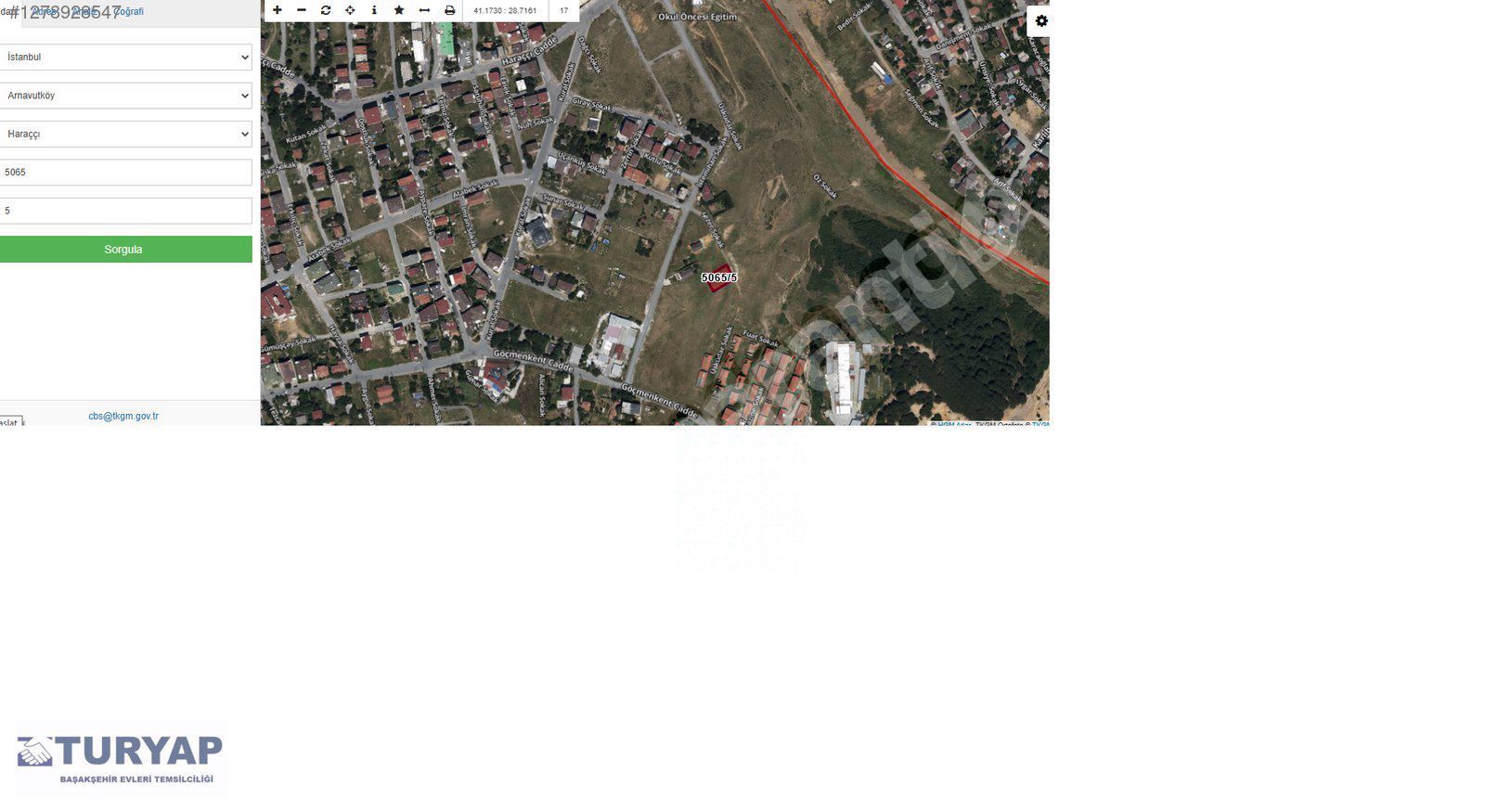 FIRSAT ARSA ARNAVUTKÖY HARAÇCI MÜSTAKİL TAPULU SATILIK ARSA