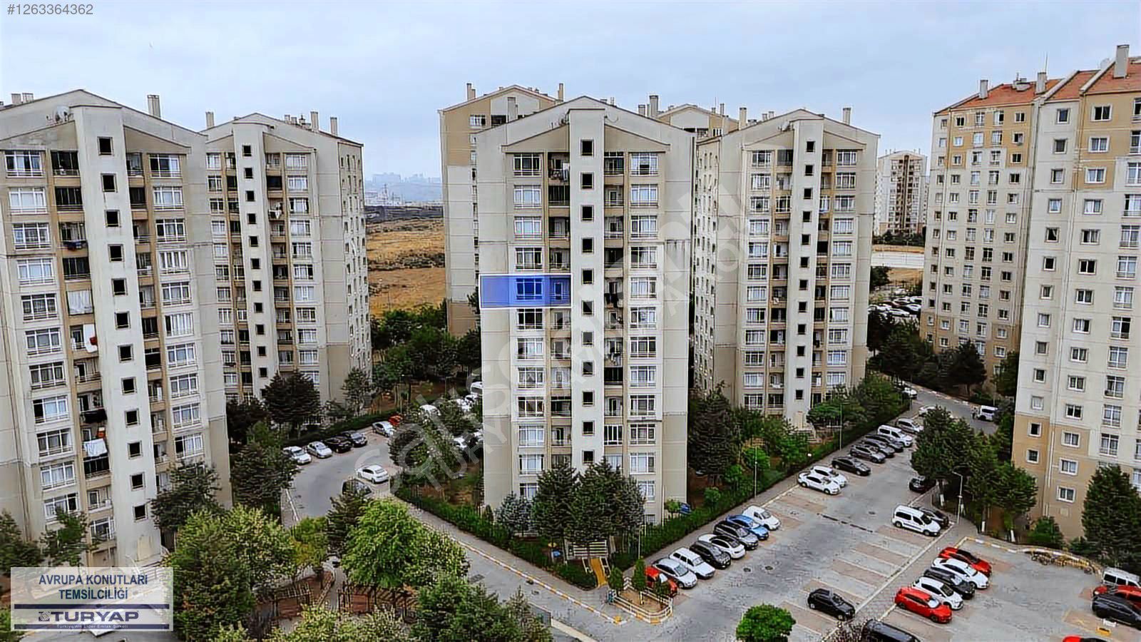 TURYAP'TAN KAYAŞEHİR 10.BÖLGE ÜST ADA ÖNÜ AÇIK SATILIK 2+1