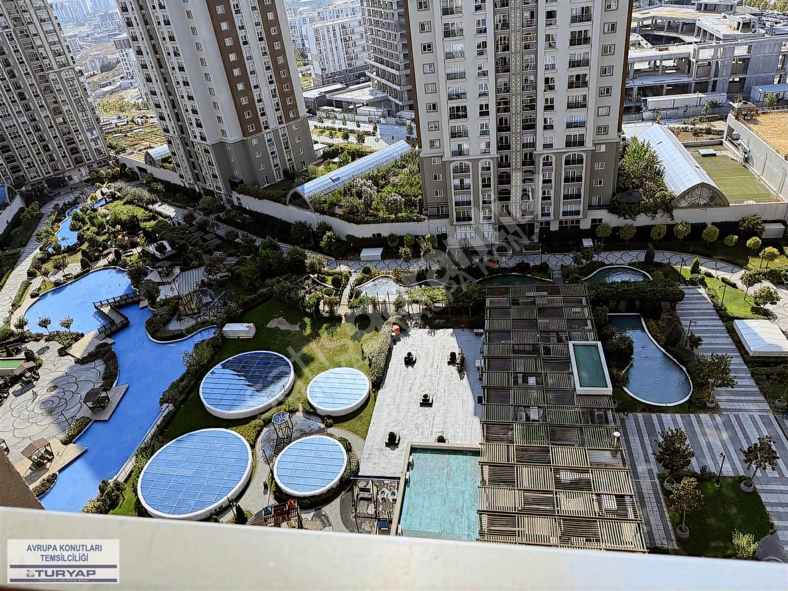 TURYAP'TAN PARKMAVERA 1 DE PEYZAJ MANAZARALI BOŞ SATILIK 4+1