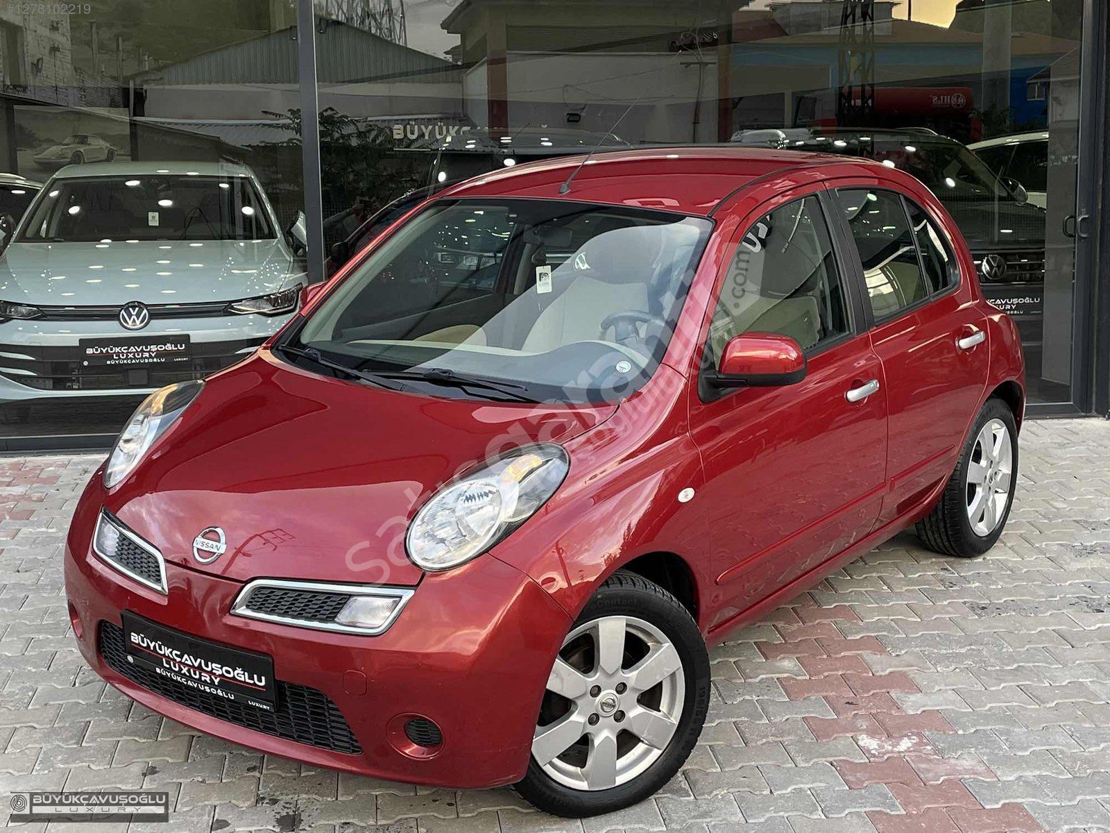 135.000KM NİSSAN MİCRA 1.2 PASSION TAM OTOMATİK BORDO İÇİ BEJ