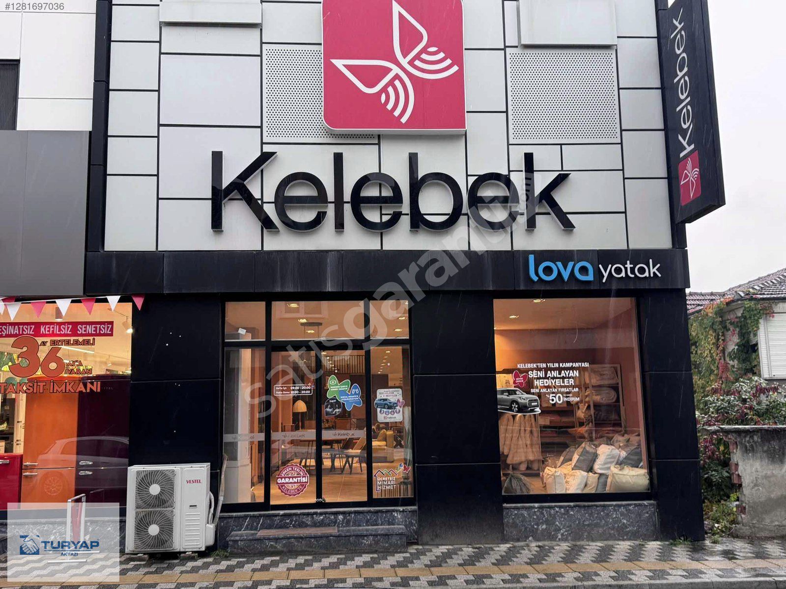 TURYAP AKYAZI'dan CADDE ÜZERİ KİRALIK 400M2 DÜKKAN