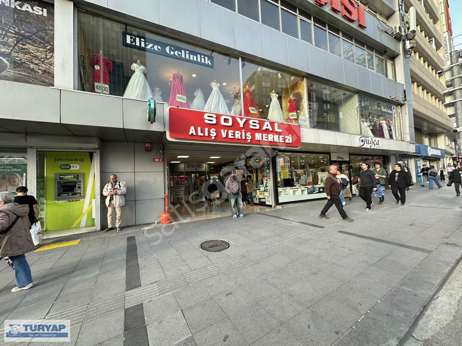 TURYAP'TAN PRESTİJLİ İŞ YERİ OLAN SOYSAL PASAJINDA 40 M2 DÜKKAN