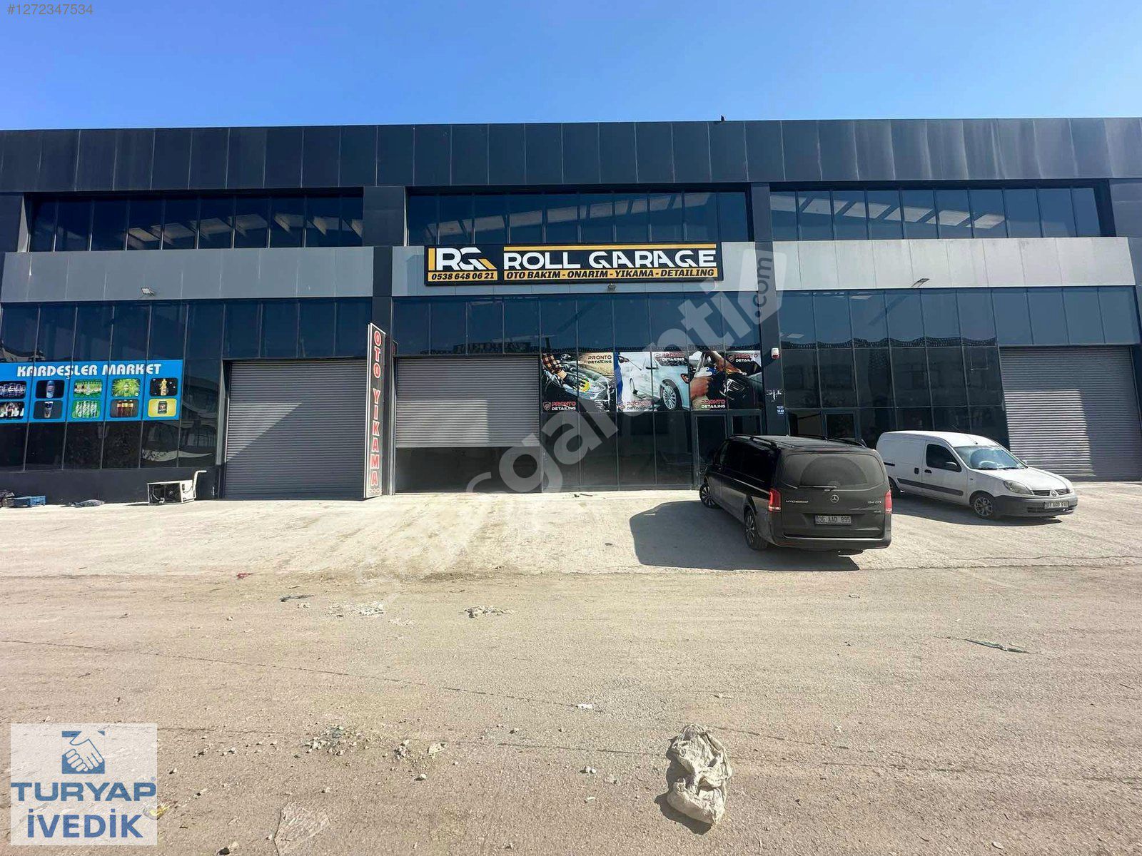 KERESTECİLER DE 300m2 KAPALI 50m2 AÇIK KİRALIK DÜKKAN