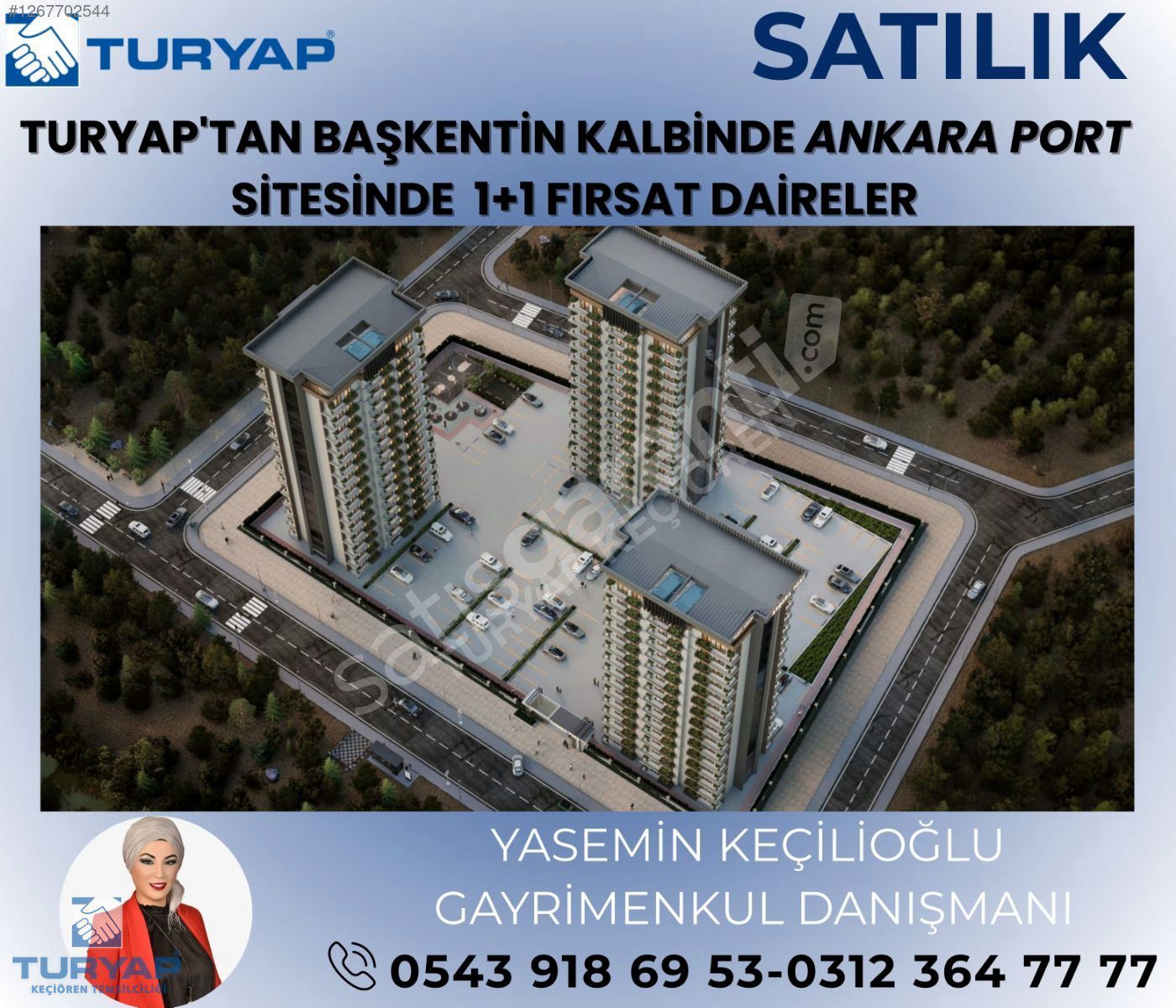 PURSAKLAR SARAY'DA ANKARA PORT SİTESİ 1+1 FIRSAT DAİRELER
