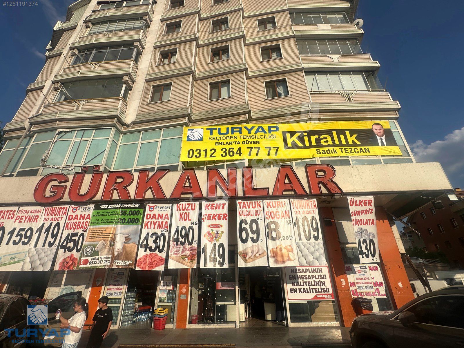 TURYAP'TAN KEÇİÖREN GİRİŞİ ATATÜRK CAD İŞLEK LOKASYONDA 600 M2