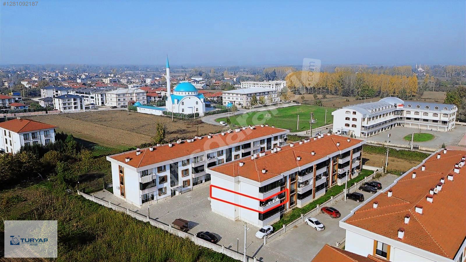 TURYAP AKYAZI'dan İNCİ EVLERİNDE SATILIK 3+1 DAİRE