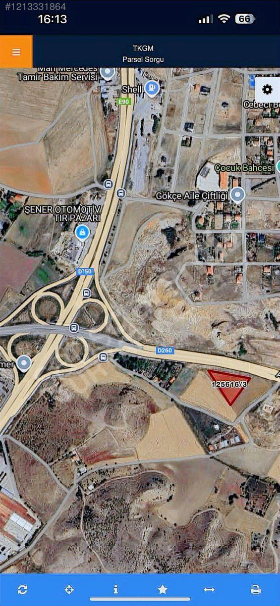 BALA YOLU GİRİŞİ, YOLA 120 METRE CEPHESİ OLAN YATIRIMLIK TARLA