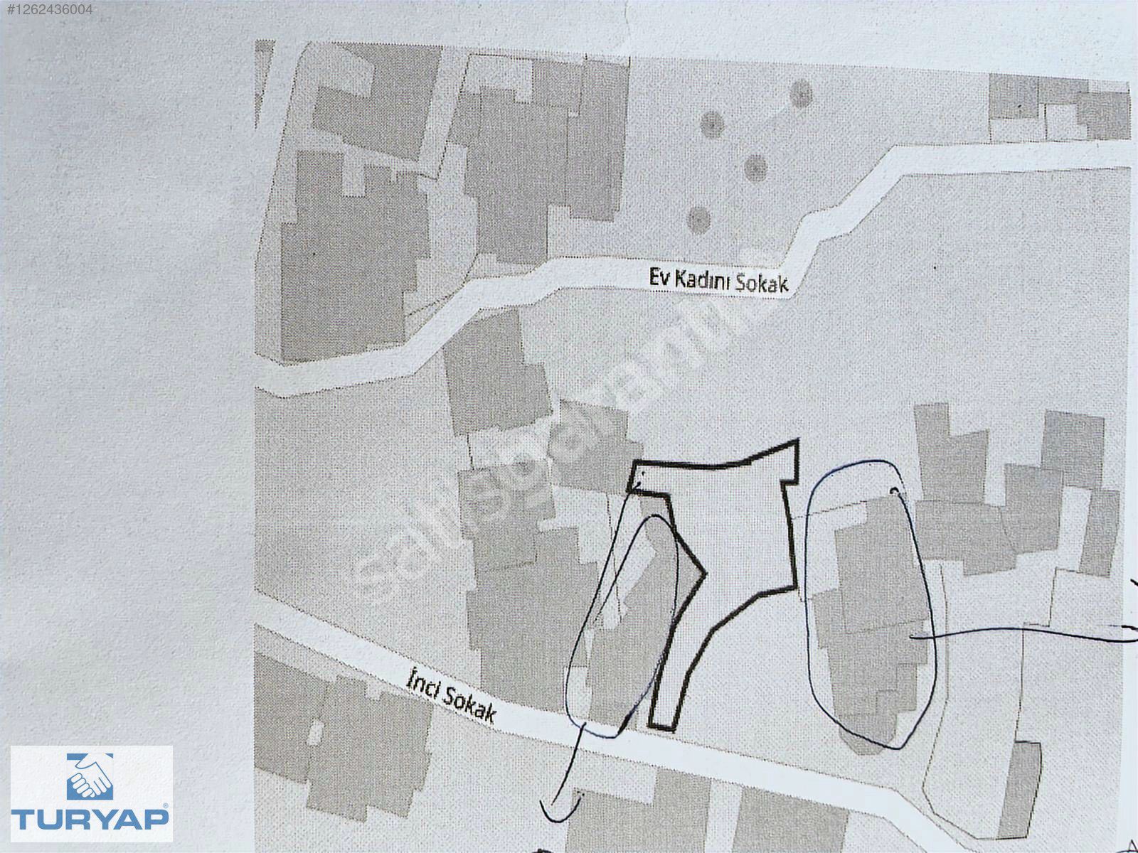 HAMAMÖNÜ İNCİ SOKAK 374 M2 ARSA