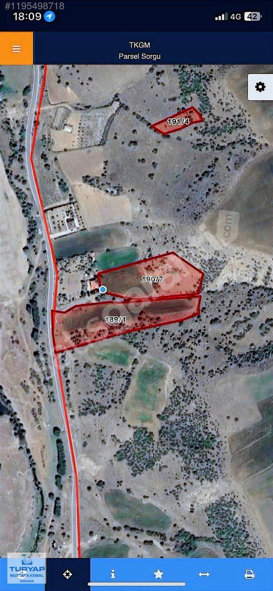 TURYAP GÜVENCESİYLE GÜMELEDE SATILIK TARLA