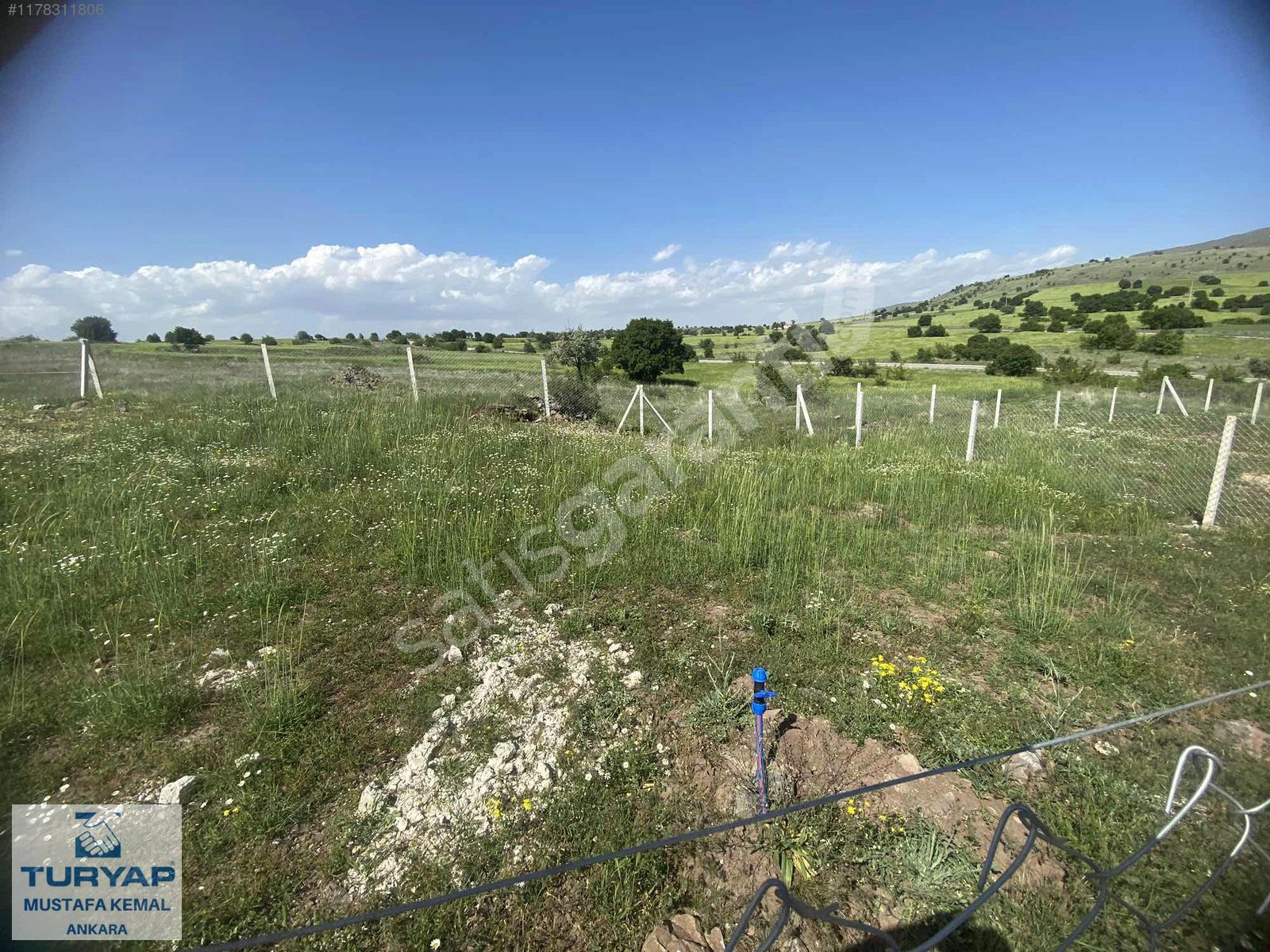 TURYAPTAN GÖKÇEBAĞDA YOLA SIFIR ELEKTRİK SU MEVCUT HOBİ BAHÇESİ