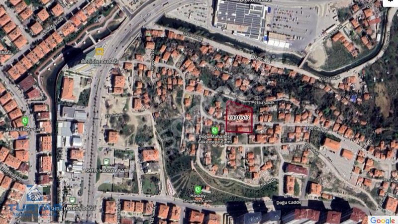 TURYAP'TAN GÜNEŞEVLER PROTOKOL YOLUNA YAKIN 185 M2 İMARLI ARSA