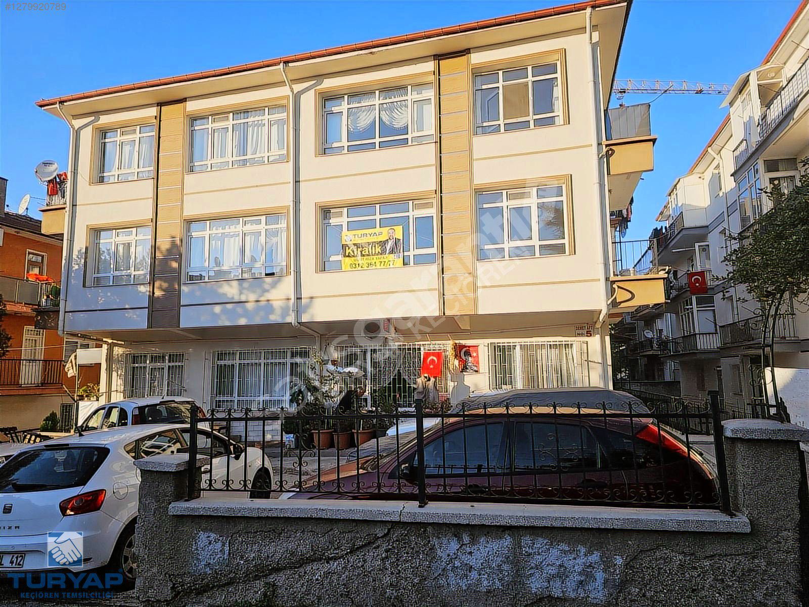 KEÇİÖREN TURYAP'TAN ŞEFKAT MAH. DEMET SOKAKTA 3+1 ORTA KAT