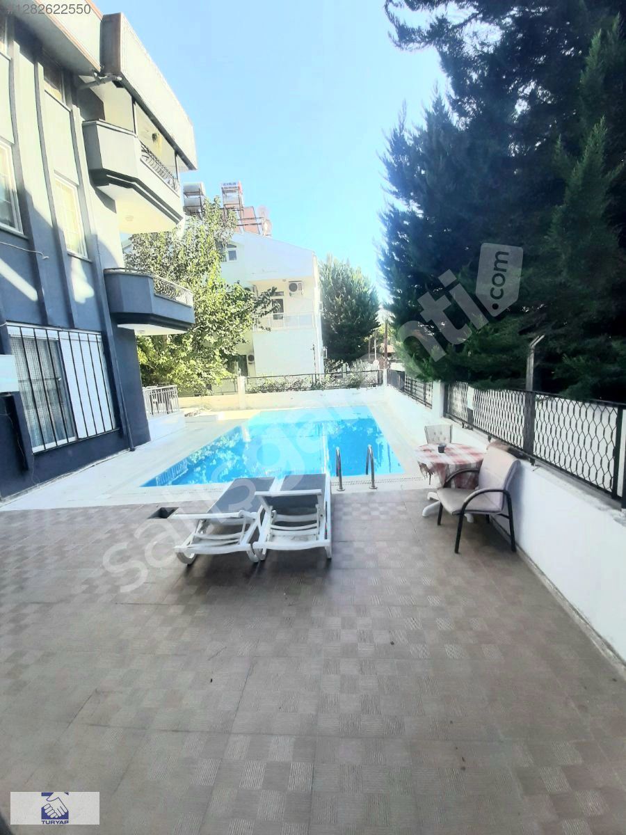 SİDE'DE KİRALIK DAİRE 1+0 HAVUZLU & EŞYALI DENİZE 500 MT.