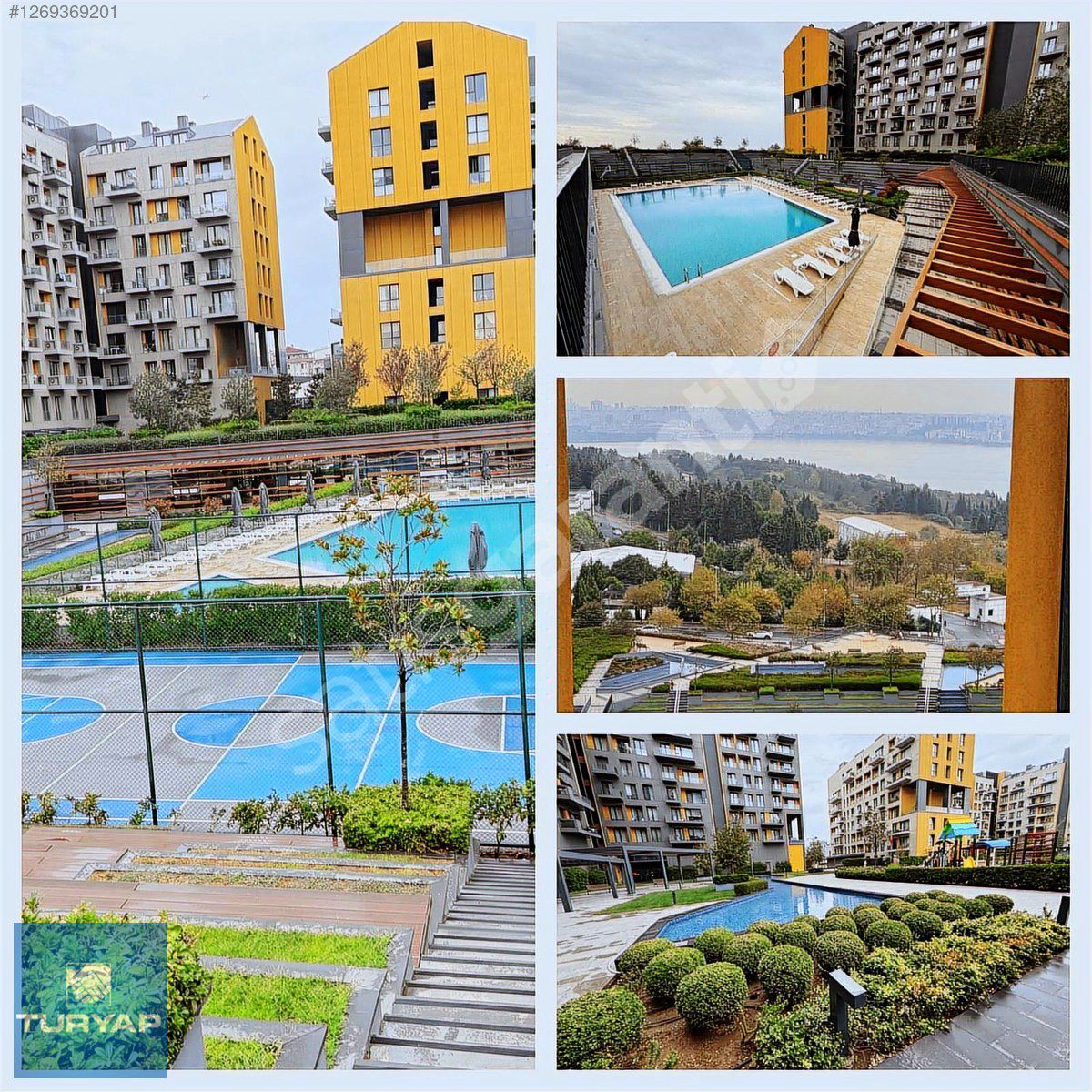 FİRUZE KONAKLARINDA DENİZ VE PEYZAJ MANZ 2+1 SATILIK BOŞ DUBLEKS