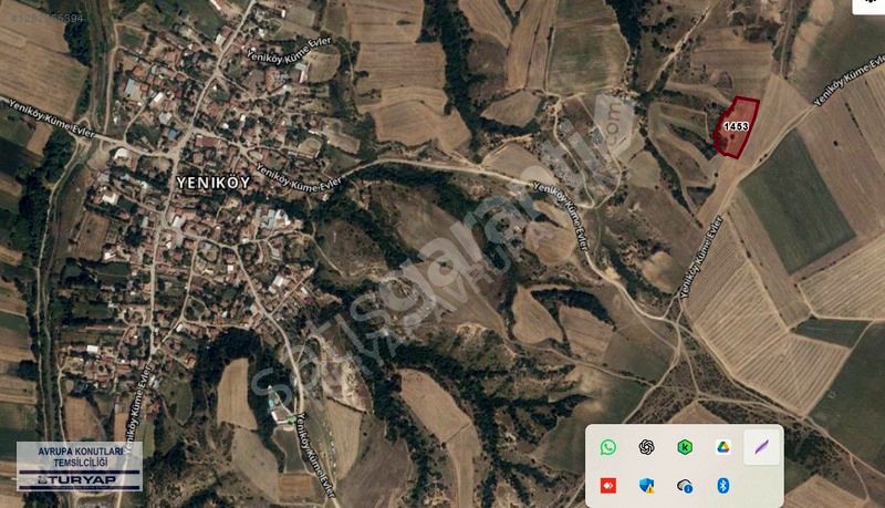 KIRKLARELİ BABAESKİ YENİ KÖY 5 000 M2 TEK TAPU SATILIK ARSA