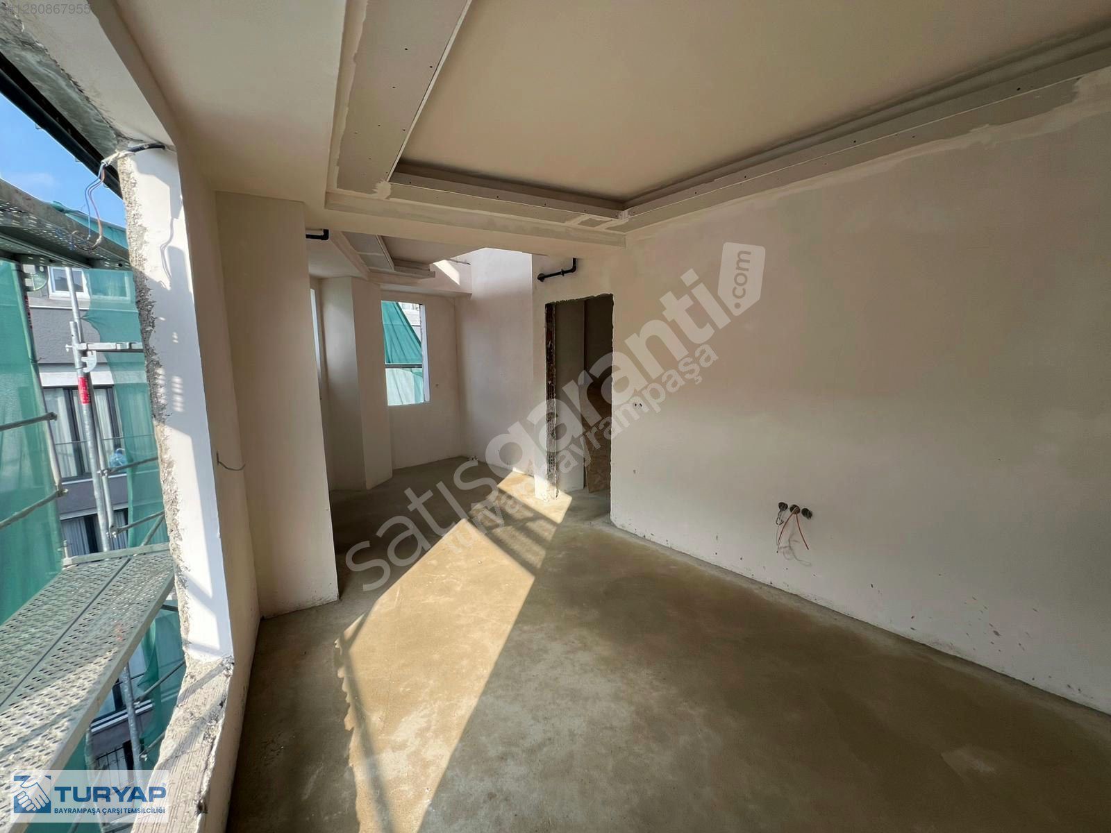 BAYRAMPAŞA'DA TURYAP'TAN SATILIK SIFIR 3+2 YERDEN ISITMALI DAİRE