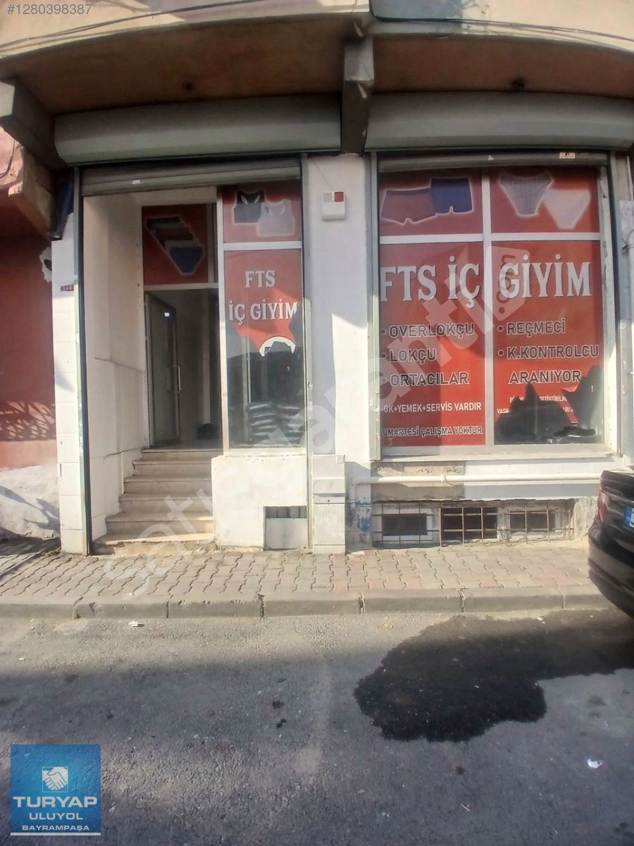 TURYAP'TAN ESENLER'DE 2 KATLI 150 m2 KİRALIK DÜKKAN
