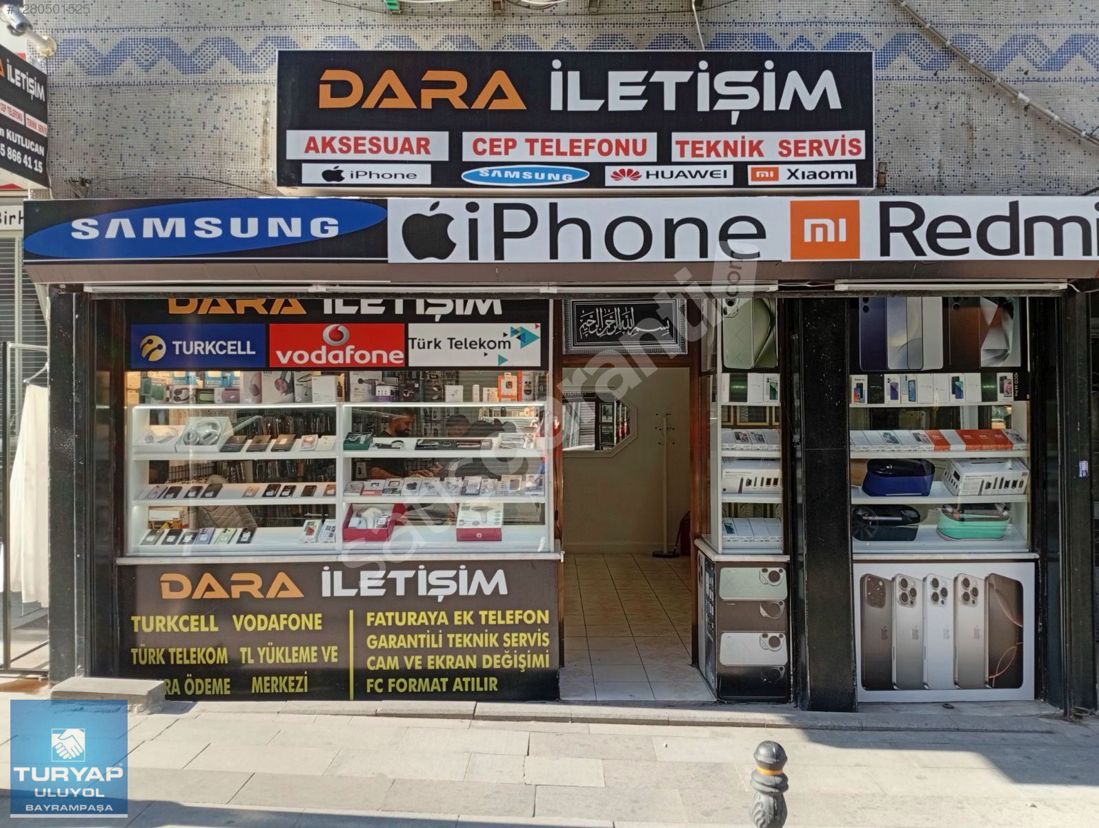 TURYAP'TAN BAYRAMPAŞA KAMİL CAD:DEVREN CEP TELEFONU MAĞAZASI