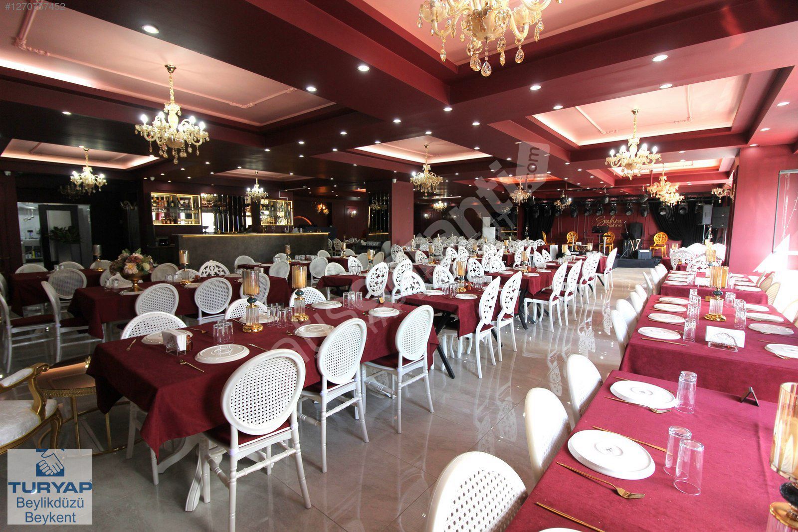 TURYAP'TAN MARİNA YANI DEVREN KİRALIK 600 M2 GAZİNO- RESTAURANT