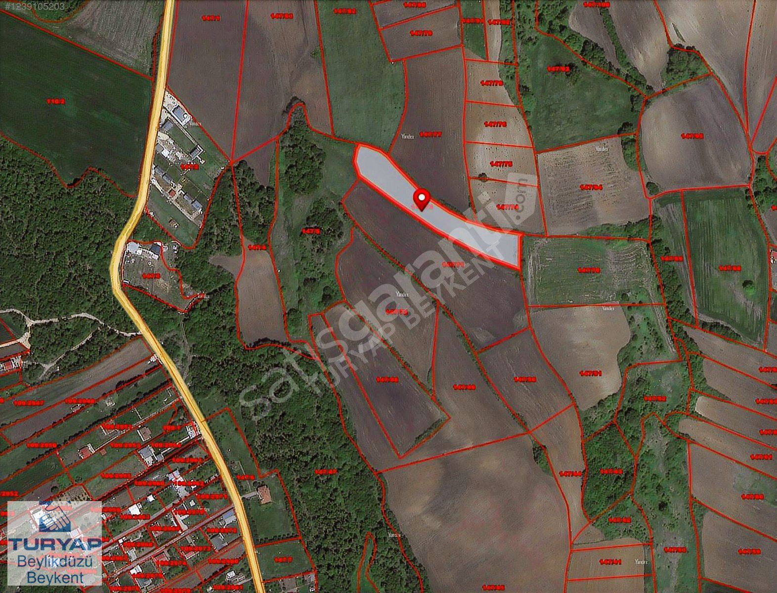Turyap'tan Çatalca Kabakça Köyü'nde 6.266 m2 Satılık Kupon Arazi