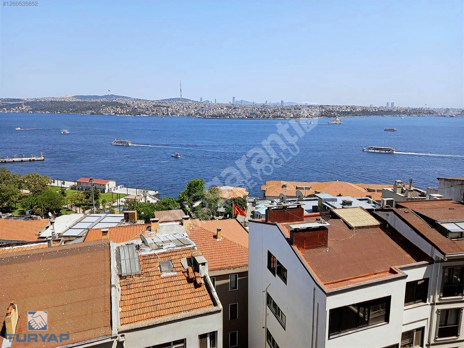 CİHANGİRDE FULL BOĞAZ MANZARALI, BALKONLU, ASANSÖRLÜ ARA KAT