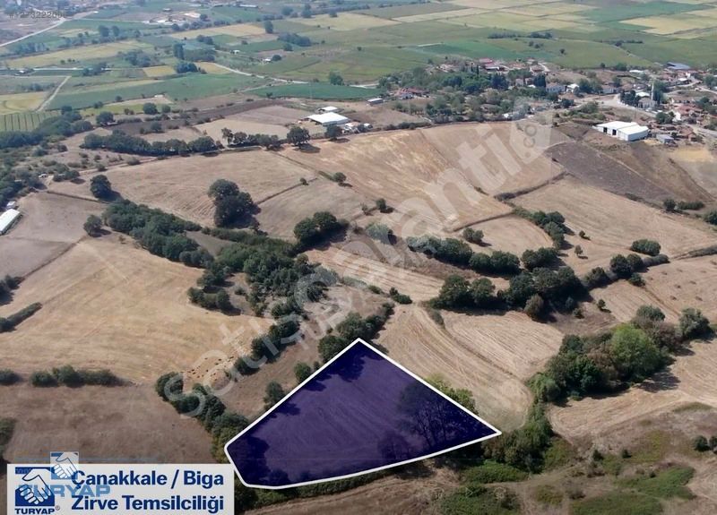 ÇANAKKALE BİGA İSKENDER KÖY'DE 4.400 M2 SATILIK FIRSAT TARLA