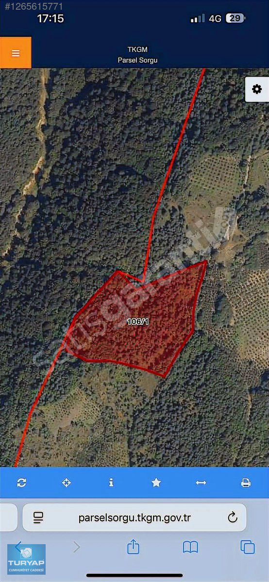 DÜZCE KAYNAŞLI ÇAMLICA KÖYÜ SATILIK TARLA