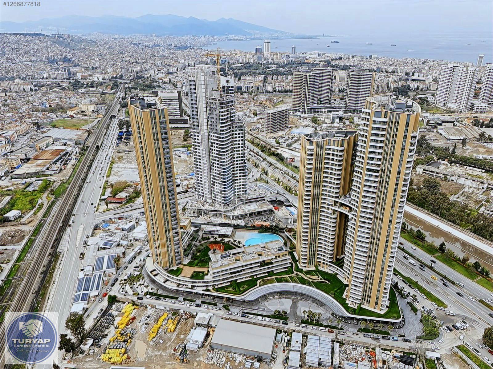 Turyap-Mahall Bomonti 44. Kat 2+1 Körfez Manzaralı Satılık