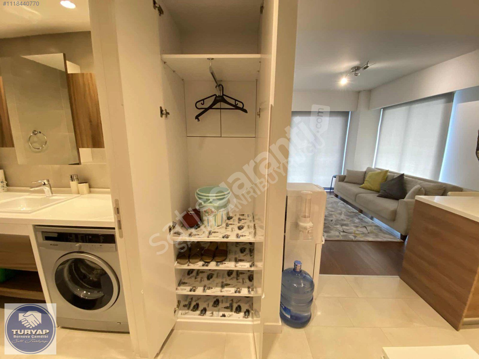 Turyap-Folkart Life 1+1 Full Eşyalı Köşe Balkon