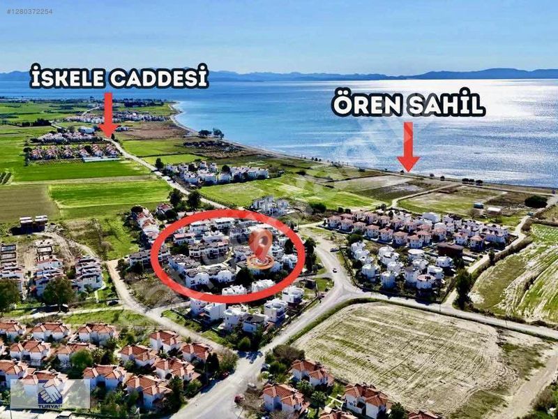 Muğla Milas da Ören Mevkiin de Denize 350 m Yürüme mesafesinde