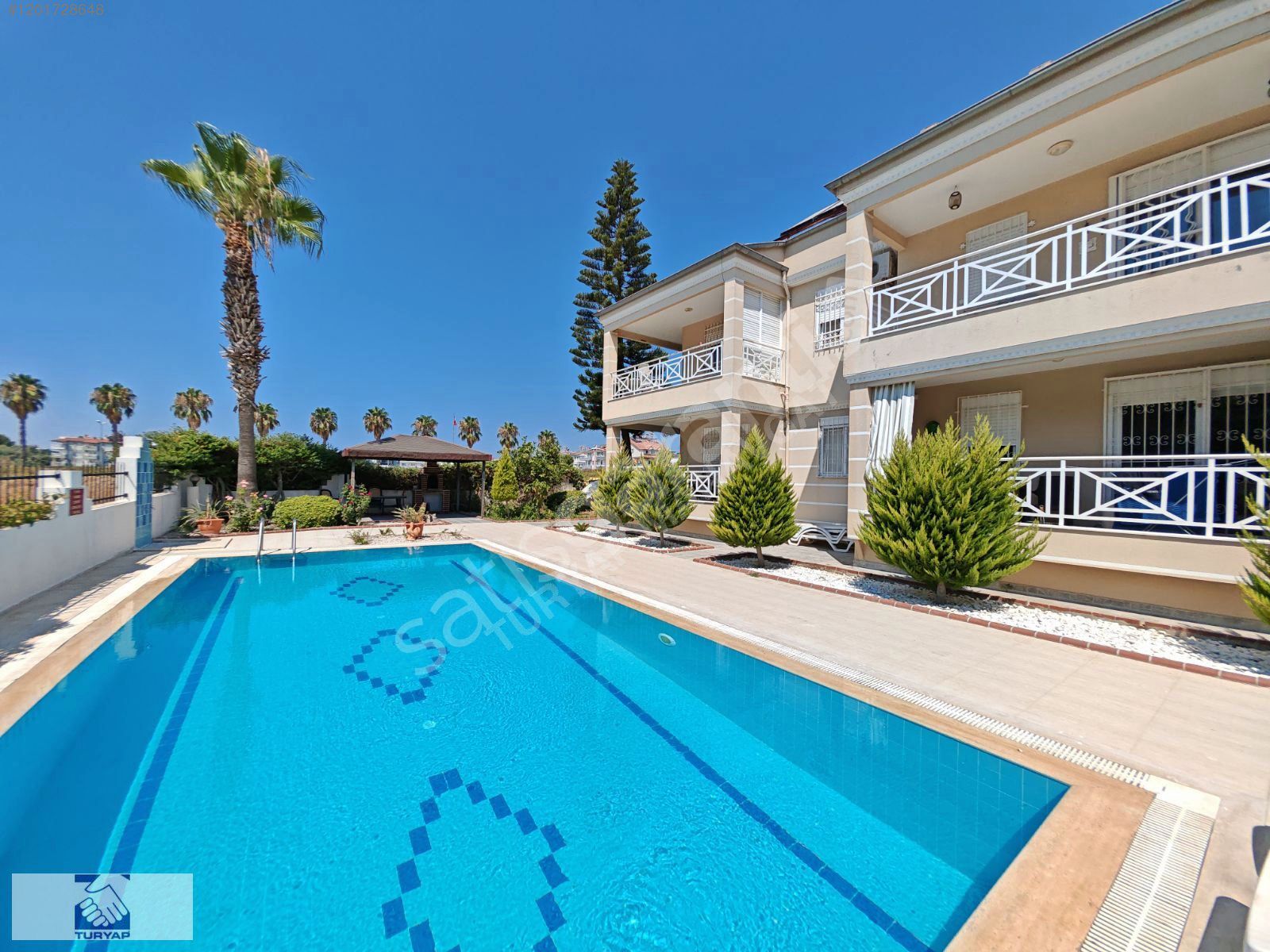 Side merkezi konum kiralık eşyalı daire 2+1 aidat dahil