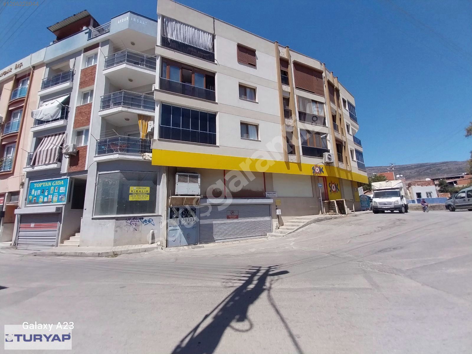 Bayraklı Çaymahalle Cadde üzeri Çift Cepheli Kiralık Dükkan